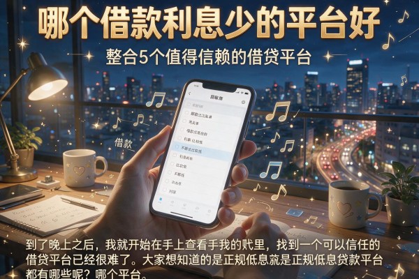 哪个借款利息少的平台好，整合5个值得信赖的借贷平台