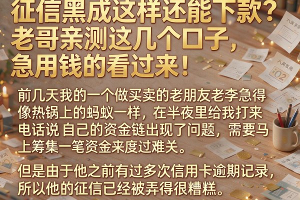 征信黑成这样还能下款？老哥亲测这几个口子，急用钱的看过来！_2