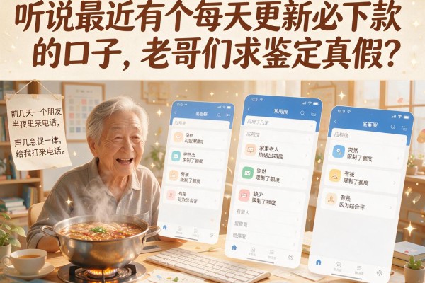 听说最近有个每天更新必下款的口子，老哥们求鉴定真假？