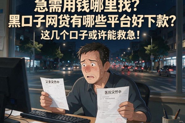 急需用钱哪里找？黑口子网贷有哪些平台好下款？这几个口子或许能救急！