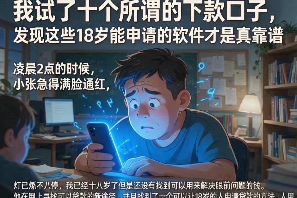 我试了十个所谓的下款口子，发现这些18岁能申请的软件才是真靠谱