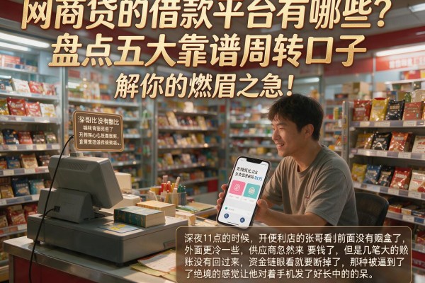 网商贷的借款平台有哪些？盘点五大靠谱周转口子，解你的燃眉之急！