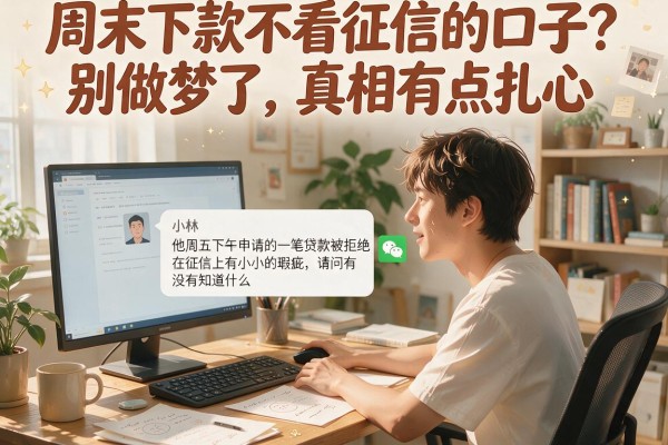 周末下款不看征信的口子？别做梦了，真相有点扎心