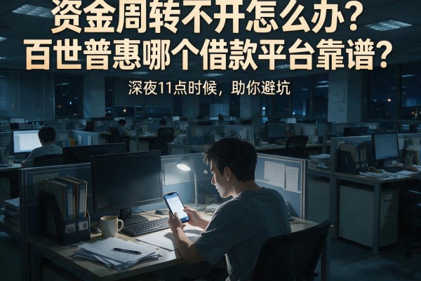 资金周转不开怎么办？百世普惠哪个借款平台靠谱？深度解析助你避坑