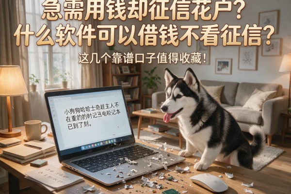 急需用钱却征信花户？什么软件可以借钱不看征信？这几个靠谱口子值得收藏！