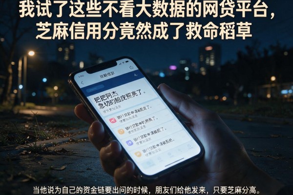 我试了这些不看大数据的网贷平台，芝麻信用分竟然成了救命稻草
