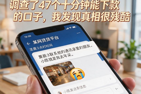 调查了47个十分钟能下款的口子，我发现真相很残酷