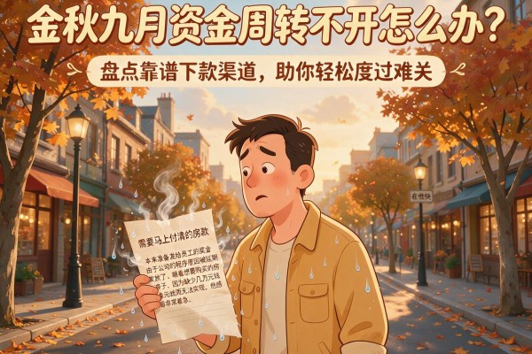 金秋九月资金周转不开怎么办？盘点靠谱下款渠道，助你轻松度过难关