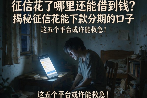 征信花了哪里还能借到钱？揭秘征信花能下款分期的口子，这五个平台或许能救急！