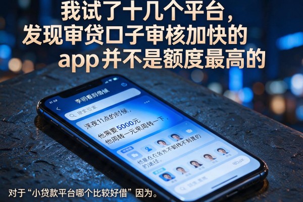 我试了十几个平台，发现审贷口子审核加快的app并不是额度最高的