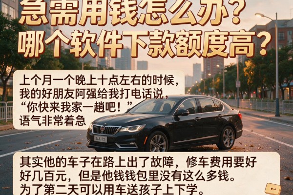 急需用钱怎么办？哪个软件下款额度高？盘点五大靠谱借款平台