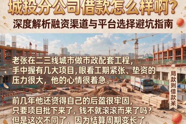 城投分公司借款怎么样啊？深度解析融资渠道与平台选择避坑指南