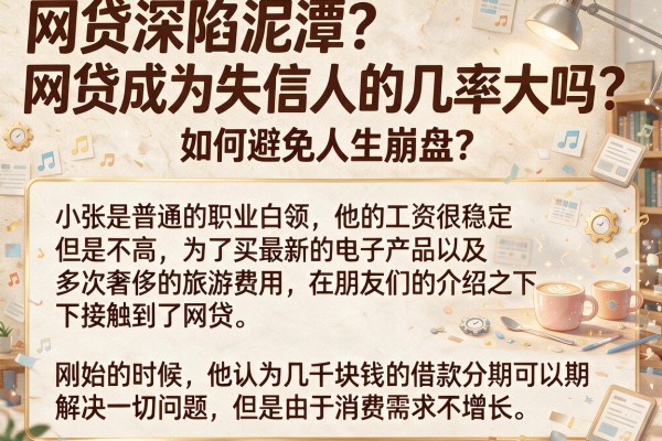 网贷深陷泥潭？网贷成为失信人的几率大吗？如何避免人生崩盘？