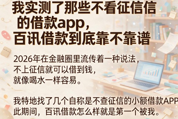 我实测了那些不看征信的借款app，百讯借款到底靠不靠谱