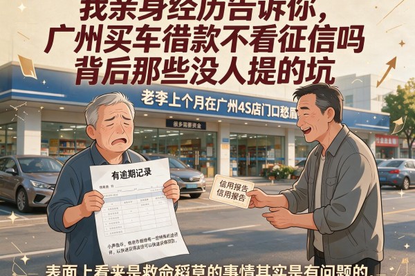 我亲身经历告诉你，广州买车借款不看征信吗背后那些没人提的坑