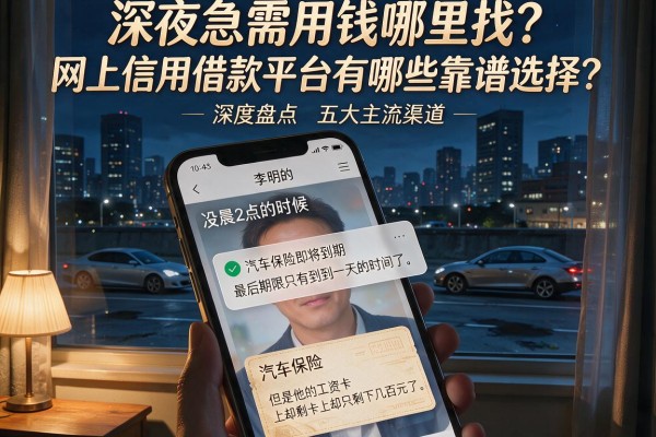 深夜急需用钱哪里找？网上信用借款平台有哪些靠谱选择？深度盘点五大主流渠道