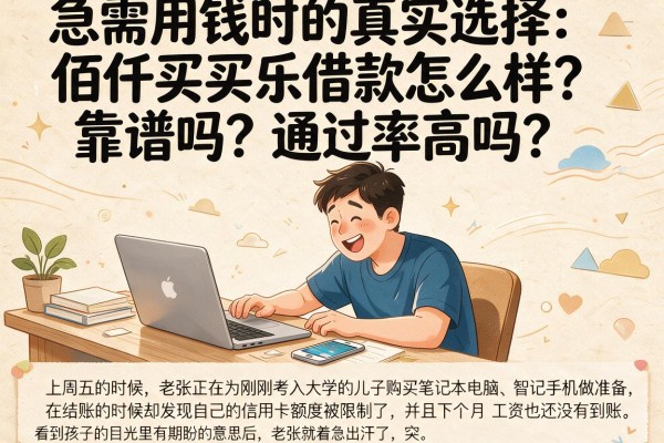 急需用钱时的真实选择:佰仟买买乐借款怎么样?靠谱吗?通过率高吗?
