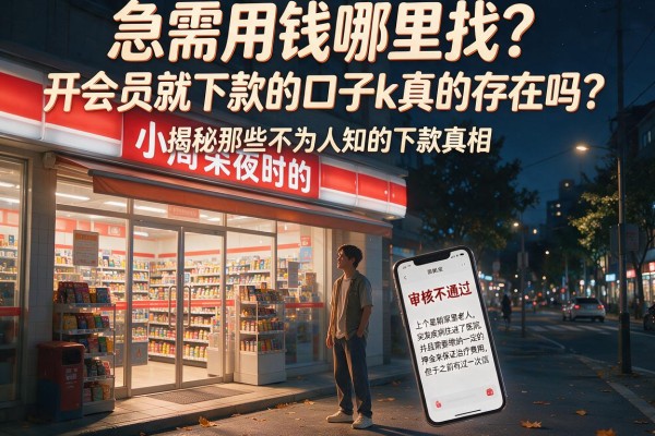 急需用钱哪里找?开会员就下款的口子k真的存在吗?揭秘那些不为人知的下款真相