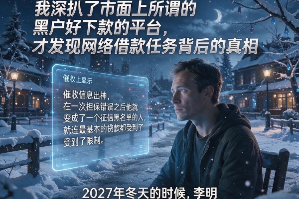 我深扒了市面上所谓的黑户好下款的平台,才发现网络借款任务背后的真相