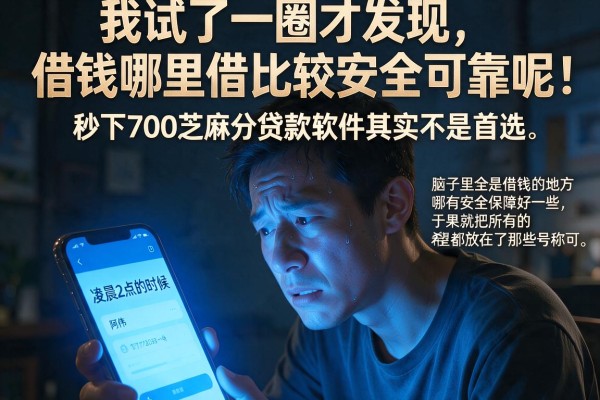 我试了一圈才发现,借钱哪里借比较安全可靠呢,秒下700芝麻分贷款软件其实不是首选