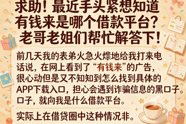 求助！最近手头紧想知道有钱来是哪个借款平台？老哥老姐们帮忙解答下！