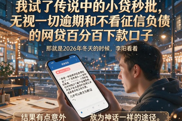 我试了传说中的小贷秒批，无视一切逾期和不看征信负债的网贷百分百下款口子，结果有点意外