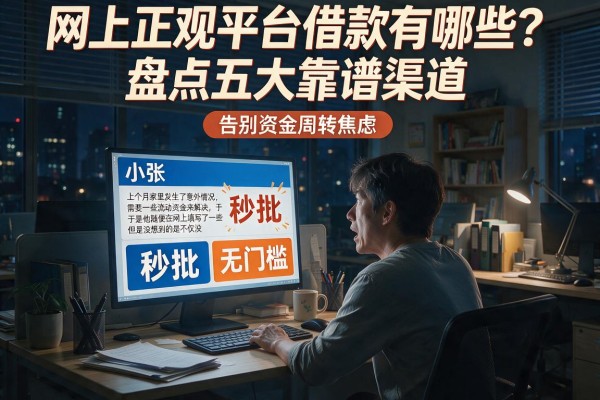 网上正规平台借款有哪些？盘点五大靠谱渠道，告别资金周转焦虑