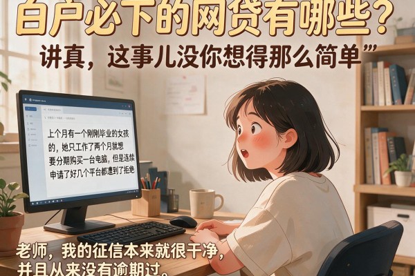 白户必下的网贷有哪些？讲真，这事儿没你想得那么简单