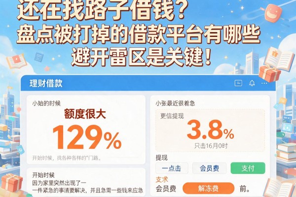 还在找路子借钱？盘点被打掉的借款平台有哪些，避开雷区是关键！
