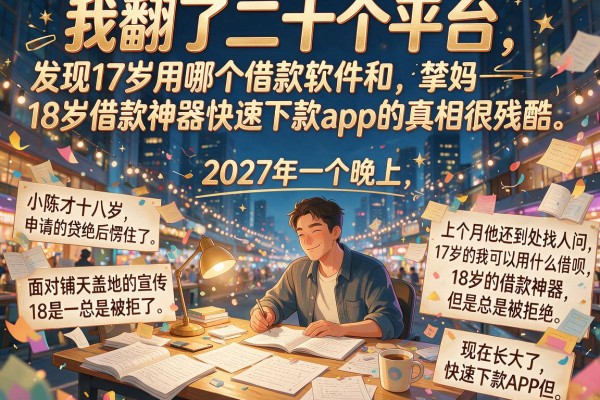 我翻了二十个平台，发现17岁用哪个借款软件和18岁借款神器快速下款app的真相很残酷