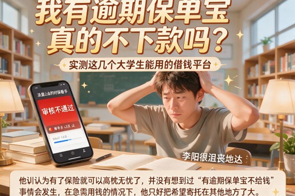 我有逾期保单宝真的不下款吗？实测这几个大学生能用的借钱平台