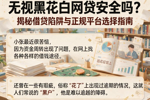 无视黑花白网贷安全吗？揭秘借贷陷阱与正规平台选择指南