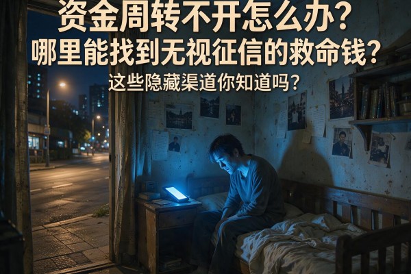 资金周转不开怎么办?哪里能找到无视征信的救命钱?这些隐藏渠道你知道吗?