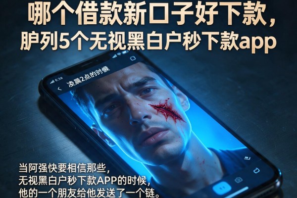 哪个借款新口子好下款，胪列5个无视黑白户秒下款app