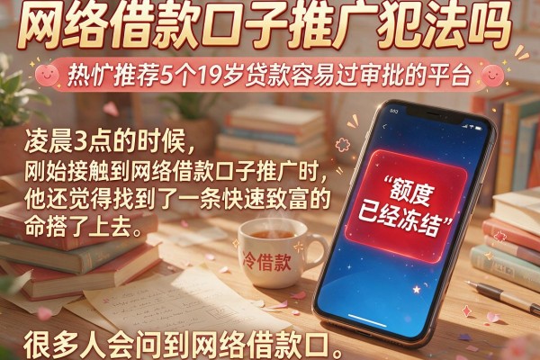 网络借款口子推广犯法吗，热忱推荐5个19岁贷款容易过审批的平台