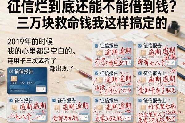 征信烂到底还能不能借到钱？三万块救命钱我这样搞定的