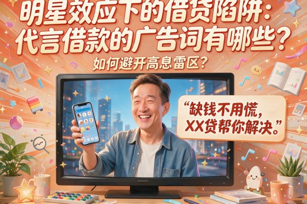 明星效应下的借贷陷阱：代言借款的广告词有哪些？如何避开高息雷区？
