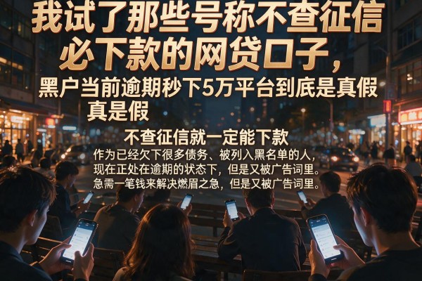 我试了那些号称不查征信必下款的网贷口子，黑户当前逾期秒下5万平台到底是真是假