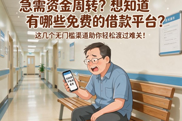 急需资金周转？想知道有哪些免费的借款平台？这几个无门槛渠道助你轻松渡过难关！