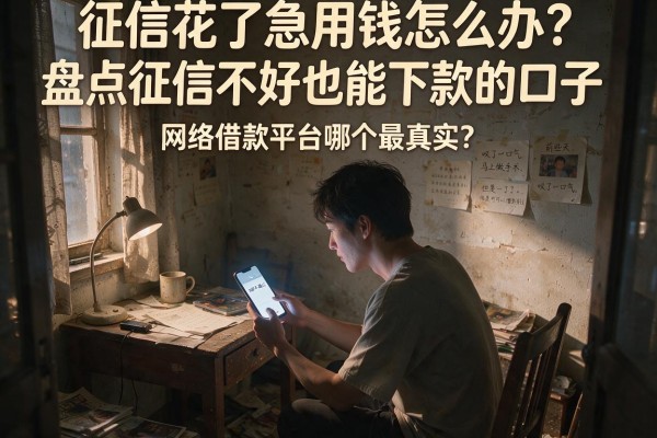 征信花了急用钱怎么办？盘点征信不好也能下款的口子，网络借款平台哪个最真实？