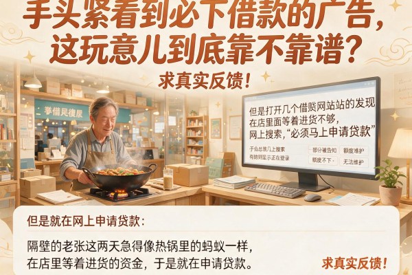 手头紧看到必下借款的广告，这玩意儿到底靠不靠谱？求真实反馈！
