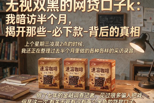 无视双黑的网贷口子k：我暗访半个月，揭开那些-必下款-背后的真相