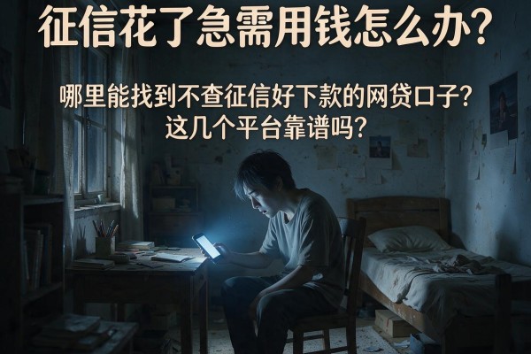 征信花了急需用钱怎么办？哪里能找到不查征信好下款的网贷口子？这几个平台靠谱吗？