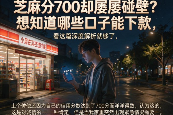 芝麻分700却屡屡碰壁？想知道哪些口子能下款，看这篇深度解析就够了