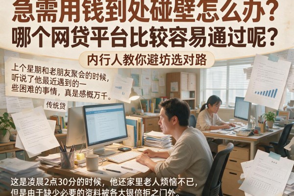 急需用钱到处碰壁怎么办？哪个网贷平台比较容易通过呢？内行人教你避坑选对路