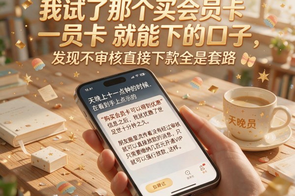 我试了那个买会员卡就能下的口子，发现不审核直接下款全是套路