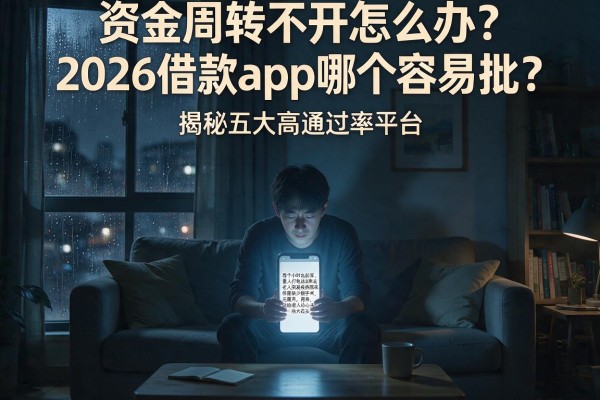 资金周转不开怎么办？2026借款app哪个容易批？揭秘五大高通过率平台
