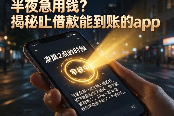 半夜急用钱？揭秘晚上借款能到账的app，别再被坑了