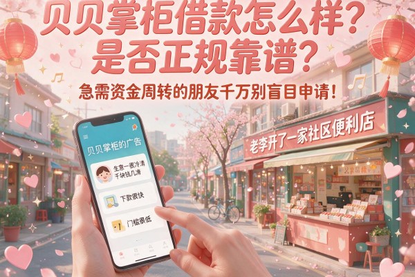 贝贝掌柜借款怎么样?是否正规靠谱?急需资金周转的朋友千万别盲目申请!