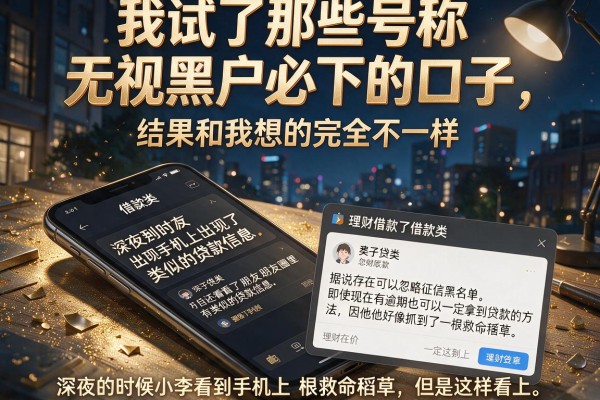 我试了那些号称无视黑户必下的口子，结果和我想的完全不一样